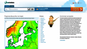 What M.meteo.pl website looked like in 2020 (3 years ago)