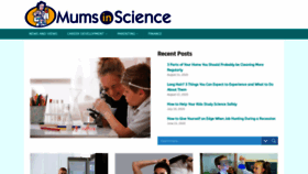 What Mumsinscience.net website looked like in 2020 (3 years ago)