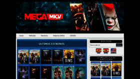 What Mega-mkv.com website looked like in 2020 (4 years ago)