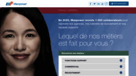 What Manpower-rh.fr website looked like in 2020 (3 years ago)