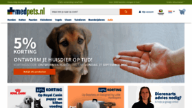 What Medpets.nl website looked like in 2020 (3 years ago)