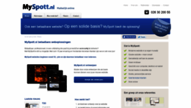 What Myspott.nl website looked like in 2020 (3 years ago)