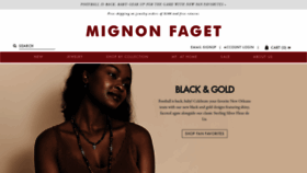 What Mignonfaget.com website looked like in 2020 (3 years ago)
