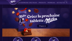 What Milka.fr website looked like in 2020 (3 years ago)