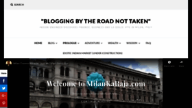 What Milankaraja.com website looked like in 2020 (3 years ago)