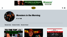 What Monsters.fm website looked like in 2020 (3 years ago)