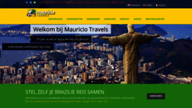What Mauriciotravels.com website looked like in 2020 (3 years ago)