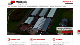What Majabox.nl website looked like in 2020 (3 years ago)