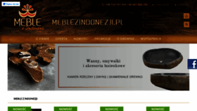 What Meblezindonezji.pl website looked like in 2020 (3 years ago)