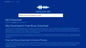 What Mp3juices.site website looked like in 2020 (3 years ago)