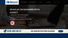 What Mekasist.com website looked like in 2020 (3 years ago)