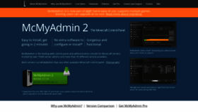 What Mcmyadmin.com website looked like in 2020 (3 years ago)