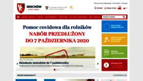 What Miechow.eu website looked like in 2020 (3 years ago)