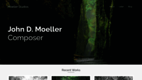 What Moellerstudios.org website looked like in 2020 (3 years ago)