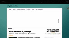 What Myislamiclife.com website looked like in 2020 (3 years ago)