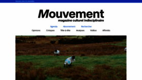 What Mouvement.net website looked like in 2020 (6 years ago)