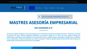 What Mastresasesoria.com website looked like in 2020 (3 years ago)
