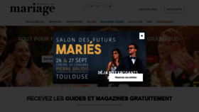 What Maisondumariage.com website looked like in 2020 (3 years ago)