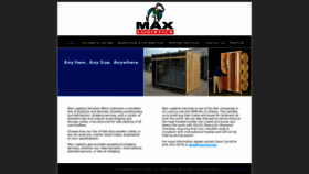 What Max-log.com website looked like in 2020 (3 years ago)