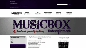 What Musicboxent.com website looked like in 2020 (3 years ago)