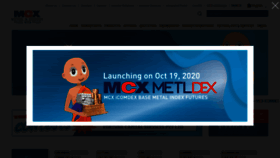 What Mcxindia.com website looked like in 2020 (3 years ago)