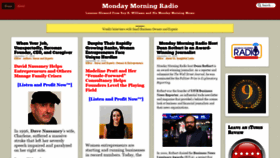 What Mondaymorningradio.com website looked like in 2020 (3 years ago)