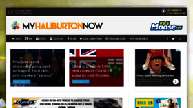 What Myhaliburtonnow.com website looked like in 2020 (3 years ago)