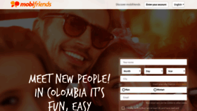 What Mobifriends.co website looked like in 2020 (3 years ago)