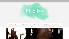 What Meandtheewed.com website looked like in 2020 (3 years ago)