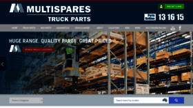 What Multispares.com.au website looked like in 2020 (3 years ago)