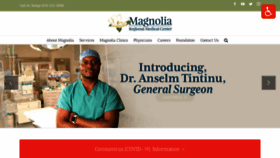 What Magnoliarmc.org website looked like in 2020 (5 years ago)