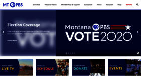What Montanapbs.org website looked like in 2020 (3 years ago)