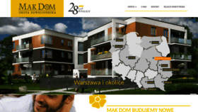 What Makdom.pl website looked like in 2020 (3 years ago)