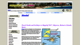 What Magalufinfo.com website looked like in 2020 (3 years ago)