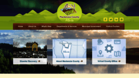 What Mackenziecounty.com website looked like in 2020 (3 years ago)