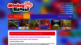 What Monkey-bizness.co.uk website looked like in 2020 (3 years ago)