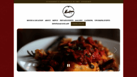 What Modernrestaurant.com website looked like in 2020 (3 years ago)