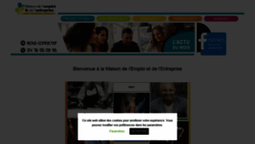 What Maison-emploi-4montagnes.fr website looked like in 2020 (3 years ago)
