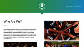What Makegreengogreen.com website looked like in 2020 (5 years ago)