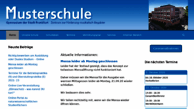 What Musterschule.de website looked like in 2020 (3 years ago)