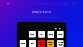 What Magickeys.trade website looked like in 2020 (3 years ago)