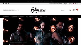 What Mission-clothing.com website looked like in 2020 (3 years ago)
