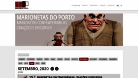What Marionetasdoporto.pt website looked like in 2020 (3 years ago)