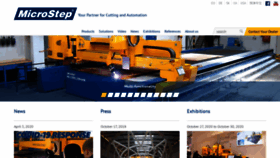 What Microstep-group.com website looked like in 2020 (4 years ago)