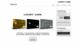What Myluxurycard.com website looked like in 2020 (3 years ago)