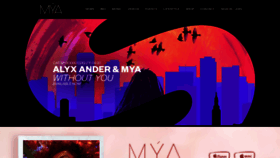 What Myamya.com website looked like in 2020 (3 years ago)