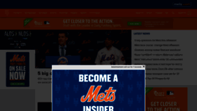 What Mets.com website looked like in 2020 (3 years ago)