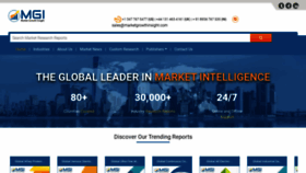 What Marketgrowthinsight.com website looked like in 2020 (5 years ago)
