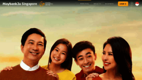 What Maybank.com.sg website looked like in 2020 (3 years ago)