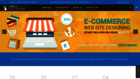 What Morewebsolutions.com website looked like in 2020 (3 years ago)